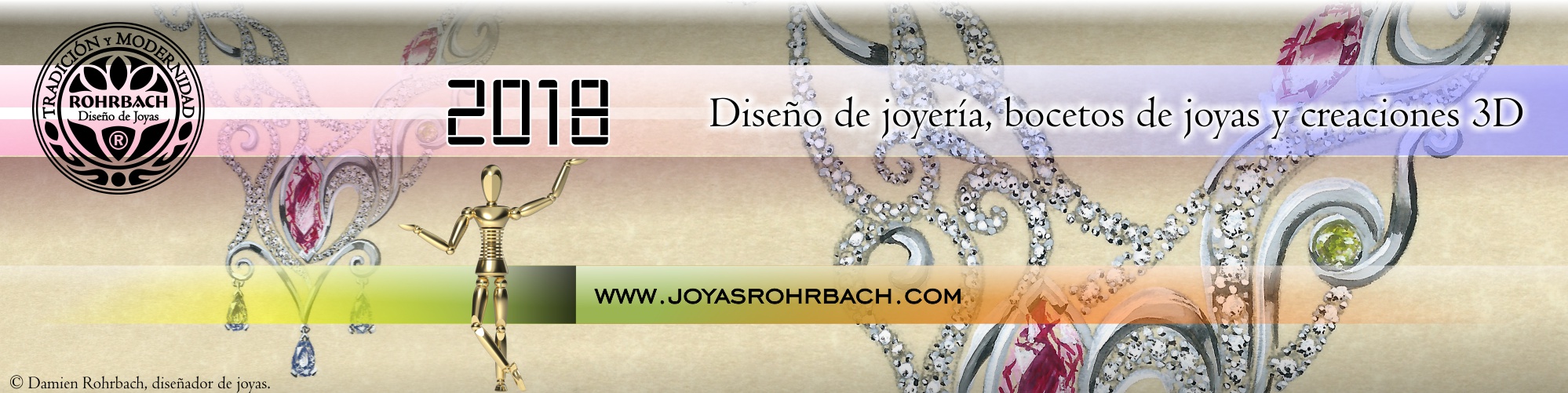 Creaciones 2018 ROHRBACH ® Maestro joyero diseñador de joyas